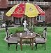 Lalhaveli Lord Ganesha Handmade Embroidery Garden Umbrella 52 X 72 Inches RS.10560.00