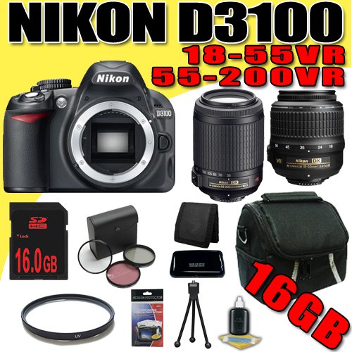 Nikon D3100 14.2MP Digital SLR Camera w/ Nikon 