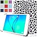 Galaxy Tab A 9.7 Case - HOTCOOL Ultra Slim Lightweight SmartCover Stand Case For Samsung Galaxy Tab A SM-T550NZWAXAR 9.7-Inch Tablet(With Smart Cover Auto Wake/Sleep), Leopard Purple