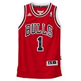 NBA Youth Chicago Bulls Derrick Rose Swingman Road Jersey - R28E2Bb5 (Red, Large)