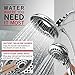 Delta Faucet 5-Spray In2ition 2-in-1 Dual Hand Held Shower Head with Hose, Champagne Bronze 58045-CZ