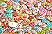 Pack of 50g Over 100 PCS - Mixed Colours of Various Shaped Mixed Buttons for Sewing and Crafting