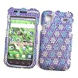 Samsung Vibrant T959 Galaxy S (T-Mobile) Snap-on Protector Hard Case Rhinestone Cover "Colorful Petals" Design