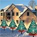 Giant X-Mas Tree Lawn Lights - Lawn Set of 4