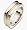 7.5mm Square Style 14 Karat Two-Tone Gold Wedding Band - 6.25