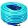 Amflo 13-100E Blue 300 PSI Polyurethane Air Hose 3/8" x 100' With 3/8" MNPT Swivel Ends And Bend Restrictor Fittings