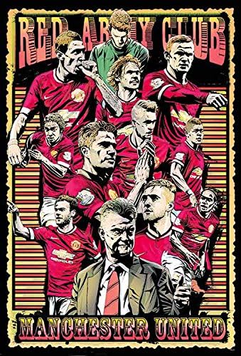 O-88025 Manchester United/ Man Utd 2014/2015 Football,soccer Poster#10 - Rare New - Image Print Photo