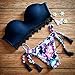 Kingfansion Women's Bikini Set Sexy Bra Floral Swimsuit Push-up Swimwear