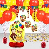 Costume Supercenter BB102021 Curious George Birthday Decoration Kit
