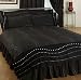 Monaco Black King Size Duvet Cover Set