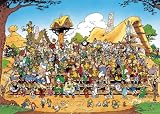 Ravensburger 80734 - Asterix Familienfoto 1000 Teile Puzzle + Schluesselanhaenger