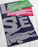 Lacoste Logomix Beach Towels - Logomix Deep Violet