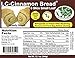 Low Carb Cinnamon Bread (8 Slice Pack) - Fresh Baked - LC Foods - All Natural - No Sugar - High Protein - Diabetic Friendly - Low Carb Bread
