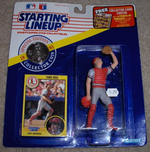 MLB Action Figure: Todd Zeile 1991 MLB Starting Lineup-MLB Action Figure-Major League Baseball Action Figure-Major League Baseball Figures-Major League Baseball-Baseball Figures-MLB Major League Baseball