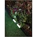 GamaSonic Super Slim Solar Charged Garden Lights - Set of 4-White LED