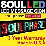 Soul LED Programmable Sign Outdoor Message Board Scrolling 3 Color Display 40