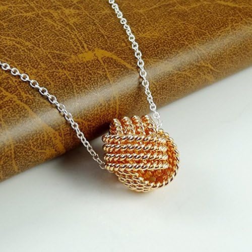 925 silver Pendant collares Rose Ball Slide Chain necklaces accessories jewerly