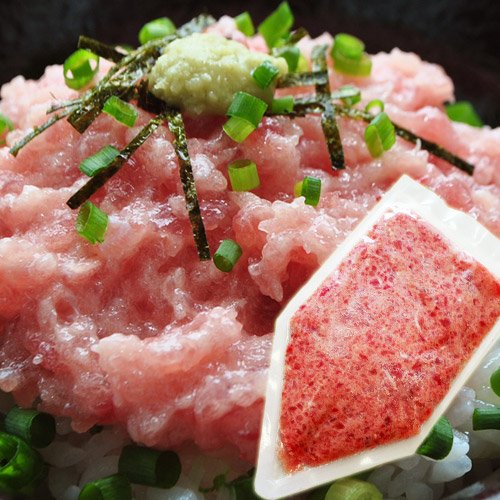 □本マグロ入りすき身（約500ｇ）※冷凍
