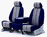 Coverking Custom Seat Covers Saddleblanket Solid Dark Blue Best fitted for 2006 to 2008 Corvette