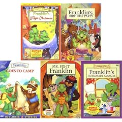 Franklin (5 Pack) Franklin Mr. FixIt Franklin / Franklin Goes to Camp / Franklin's Birthday Party / Franklin's Homemade Cookies / Franklin's Magic Christmas