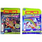 Magna Color 3D Hello Kitty Stencil Design Pack & Magna Color 3D Magic Midnight Garden Refill, Bundle of 2