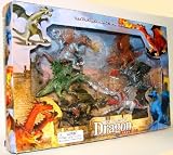 Legend of the Dragons Playset: 6 piece set of Mythical Creature Figures