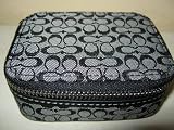 Coach Black & White Mini Signature Triple Pill Case Box with 3 Pill Bottles Style # 60157