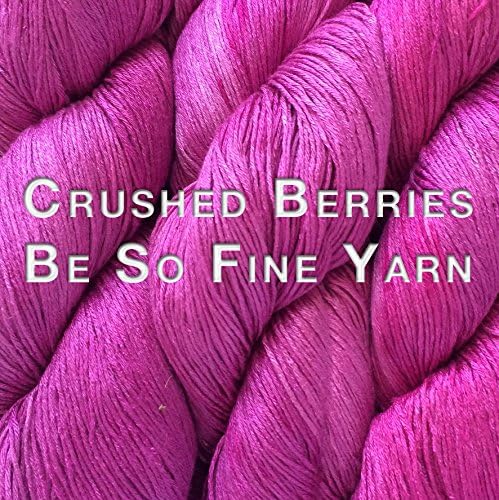 Kristin Omdahl Yarns Be So Fine Bamboo Yarn Crushed Berries