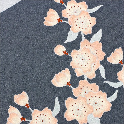 佐藤泰子 風呂敷二巾花見 グレー
