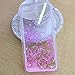 S7 Edge Quicksand Case, Pansonite Fashion Creative Design Flowing Liquid Floating Luxury Bling Glitter Sparkle Love Heart Hard Case for Samsung S7 Edge (Pink)
