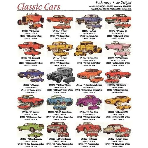 OESD Embroidery Machine Designs Classic Cars 11025