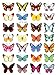 Supperb Temporary Tattoos - Butterflies (28 Butterflies)