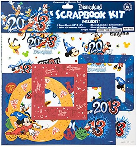 Disneyland Resort 2013 Sorcerer Mickey Mouse & Friends Scrapbook Kit