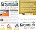 Accumulair® Gold 17x22x1 (16.5x21.5) MERV 8 Air Filter/Furnace Filters (4 pack)
