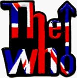 The Who - Logo with British Flag Inside - Embroidered Iron On or Sew On Patch (Union Jack)