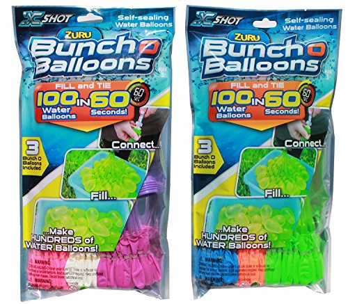 Bunch O Balloons |2 Packs of 100 Water Balloons| Fill 100 Water Balloons in 60 seconds