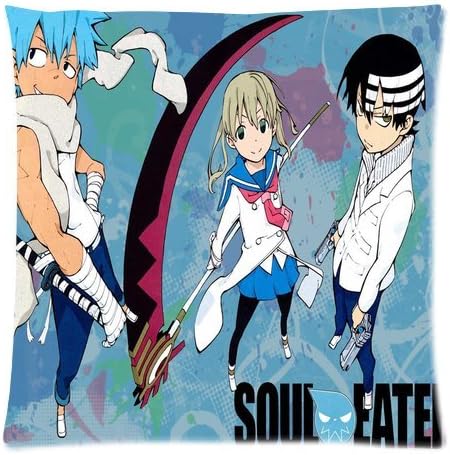 Japanese Anime Soul Eater Death The KID 03 Pattern Pillowcase High quality cotton Nice Two Side Printing 20x20 inches soft Pillow Case