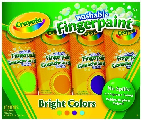 Crayola 4ct Washable Fingerpaints Secondary