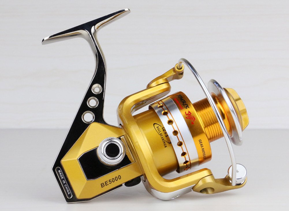 Amazon.com : YOMORES BE All Aluminum Saltwater Spinning Fishing ...
