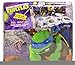 Nickelodeon Teenage Mutant Ninja Turtles Stars Cotton Polyester Blend Full 4 Piece Sheet Set