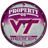 NCAA Virginia Tech Hokies 18-Inch High Definition Clock