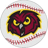 Fanmats Temple Owls Baseball-Shaped Mat