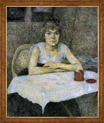 Henri De Toulouse-Lautrec Rice Powder - 20" x 25" Framed Premium Canvas Print