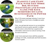 Massive Cash Flow Pack with Get More Biz, Success Principles and Inner Game for Kick Scooters On-line Businesses 3 CD Power Pack