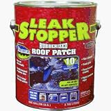 Black Leak Stopper Rubberized Roof Patch