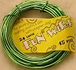Fun Wire 24 Gauge Coil - Icy Kiwi