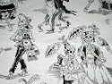 Day of the Dead Table Runner and 6 Napkins