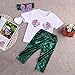 Baby Girls Cute Shell T-shirt + Mermaid Pants Outfit with Headband