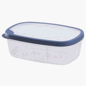Rubbermaid FG5154RDBLUE Flex & Seal Rectangle 2.3-Quart Food Storage Container