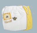 Burt's Bees Baby Bee Cotton Velour Tote